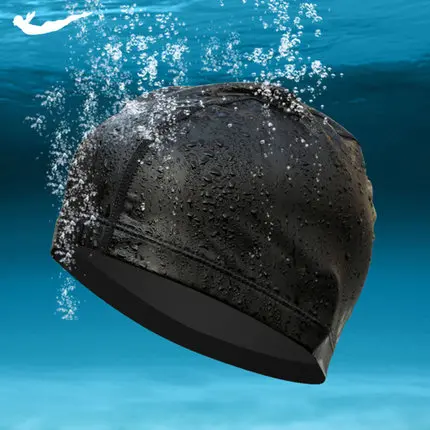 Top Quality Adult bathing cap Men&women swimming caps Earmuffs cap Swimming waterproof/hair care PU+Silica Gel 5 colors