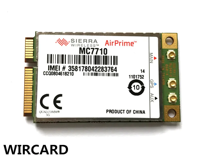 unlocked Sierra wireless MC7710 4G Original FDD LTE Support GPS 4G Card