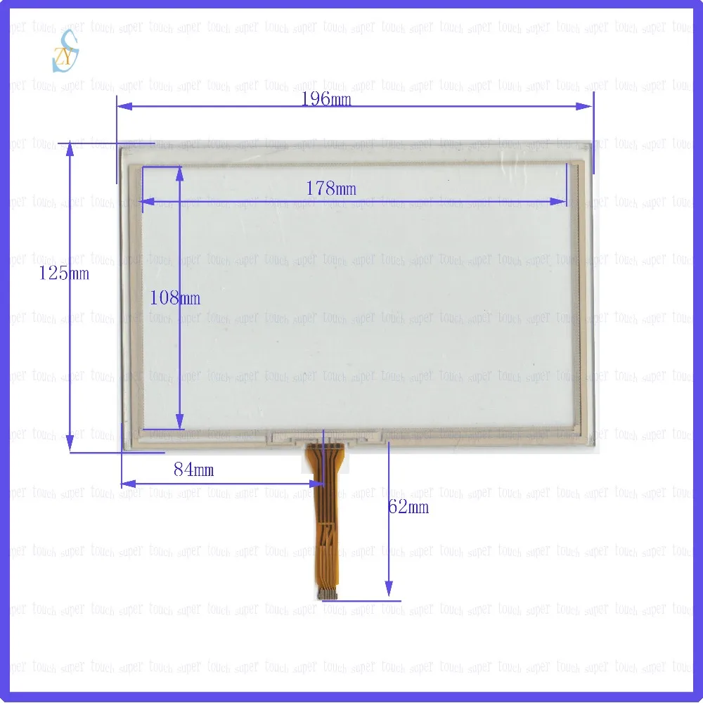 

ZhiYuSun 196mm*125mm NEW 8.5 inch Touch Screen glass 5 wires resistive USB touch panel overlay kit 196*125 TOUCH SCREEN