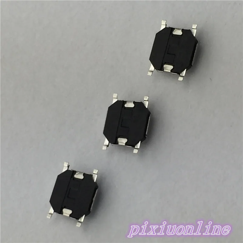 G66 High Quality 5.2*5.2*1.5 mm 4 PIN 50pcs/lot SMT Metal Tactile Push Button Switch Tact Switch