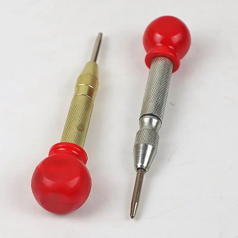 5 Inch Automatic Pin Punch Strike Spring Loaded Marking Starting Holes Woodworking Tool Center Pin High Quality Marking tool