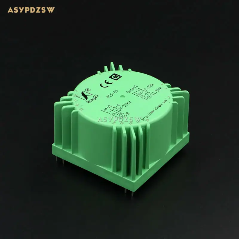 25VA Green Square 25W Sealed toroidal transformers M25-05 Output voltage AC dual 18V(2*18V)