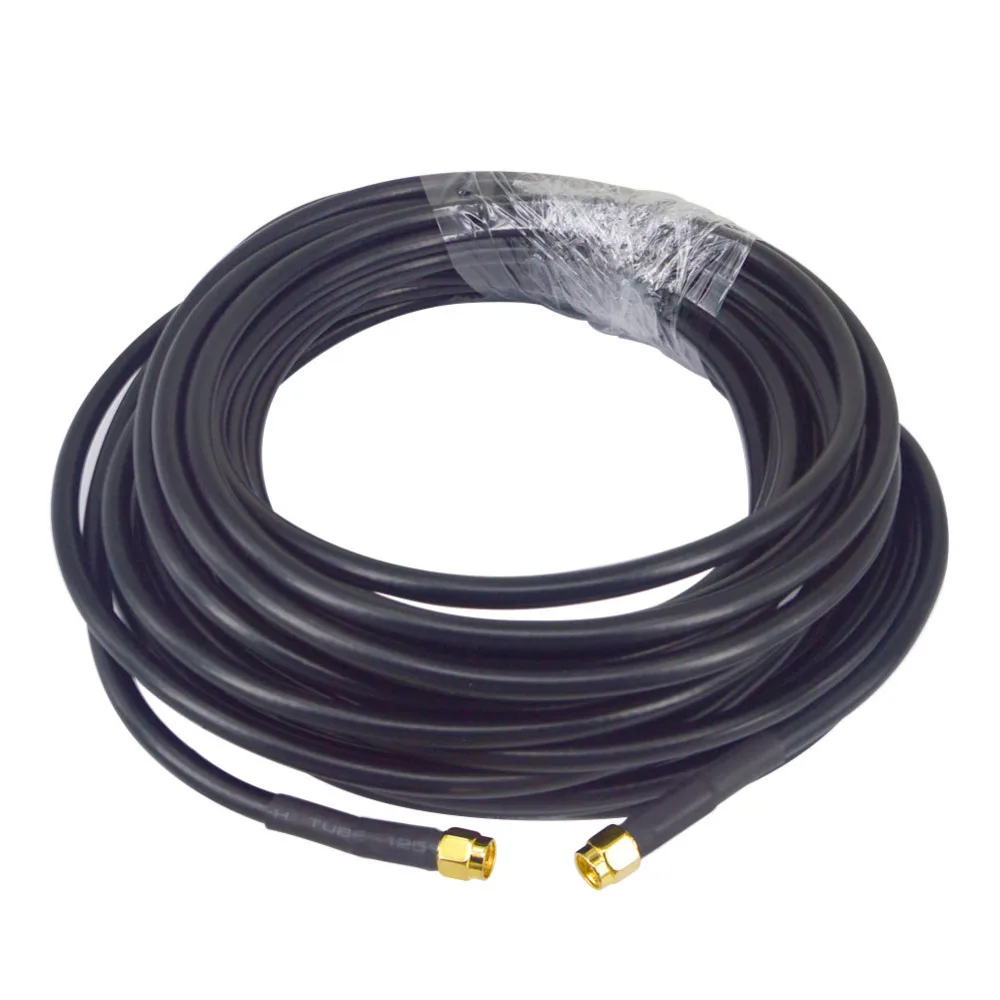 Extension Cable SMA Male to SMA Male female Connector Coaxial Cable Adapter Pigtail Cable LMR240 Pigtail Cable 1M 5M 10M