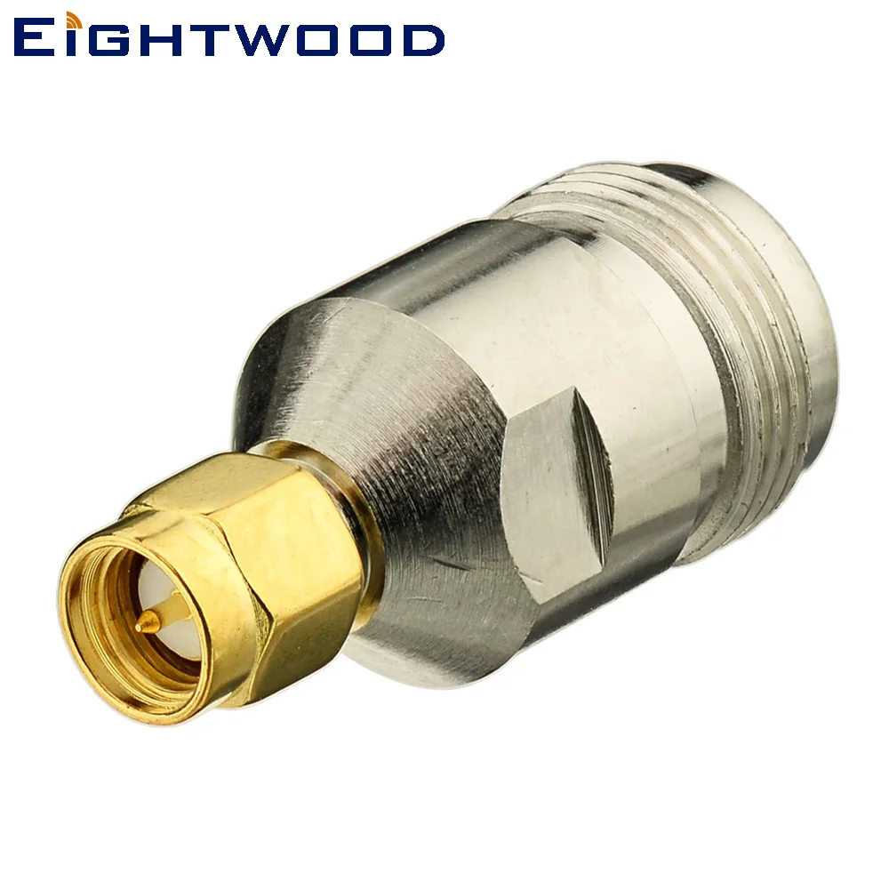 

Eightwood 5PCS SMA to N RF Coaxial Adapter SMA Plug Male to N Jack Female RF Coaxial Connector Straight 50 Ohm