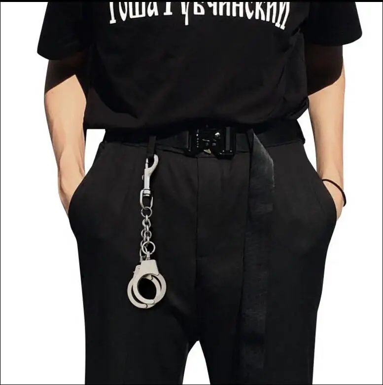 펑크 힙합 메탈 남자 여자 간단한 열쇠 고리 홀더 열쇠 고리 열쇠 고리 바지 체인 keyfob 자동차 액세서리 파티 선물 보석상