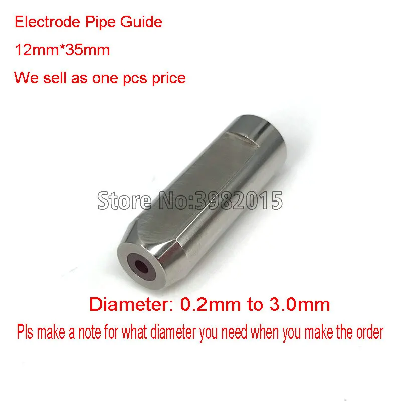 EDM Gốm Ruby Điện Cực Ống Hướng Dẫn 12*35Mm 0.20 Sang 3.0Mm Cho WEDM Máy Khoan