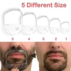 5Pcs/lot Template Beard Beard Styling Tools for Beard Shaping Trimming Tool