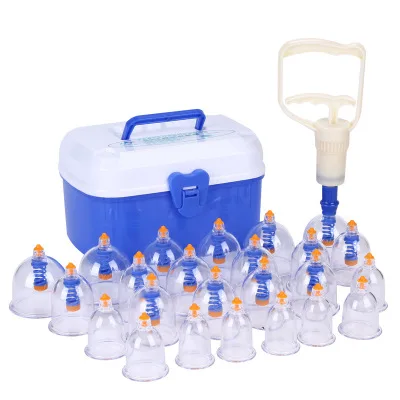 Household Vacuum Cupping Device 24 Cans Hardcover Pumping Cupping Gas Box Thickening Magnetic Therapy Gas Tank Explosion-proof