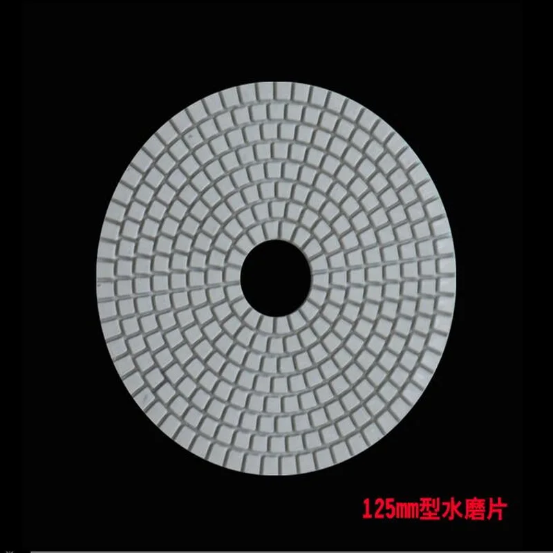 Free Shipping 1PC of 125-180mm Diamond Water Mansory Polishing Pad Grit as 50/150/300/500/1000/2000/3000# with Self Adhere