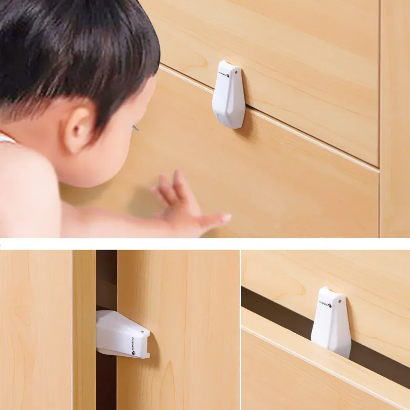 

Child safety products sale 4 pcs/lot fashion original design Drawer anti clamp with 5*2.5*1.5 aTRQ0684