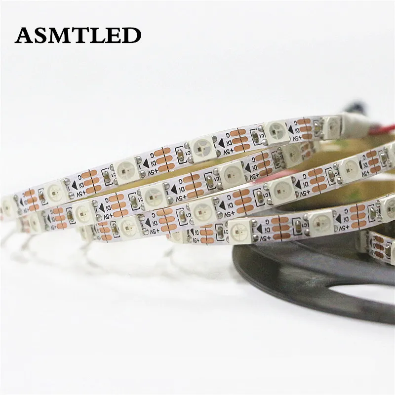 Programmable Individual Addressable LED Pixel Strip 4mm 5mm narrow width WS2812B WS2812 3535 5050 RGB LED Chasing Digital lamp