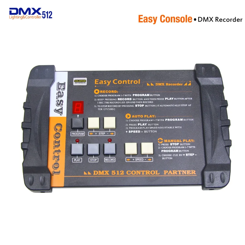 DMX512 Controller Disco Easy Controller DMX Recorder Easy Console for stage lighting