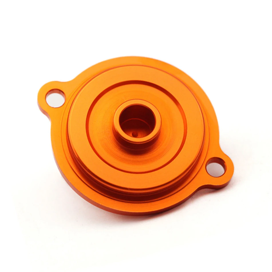 For KTM 640 LC4 Supermoto 640LC4 1999 2000 2001 2002 2003 2004 2005 Engine Oil Filter Cover Cap Motorcycle Accessories Orange