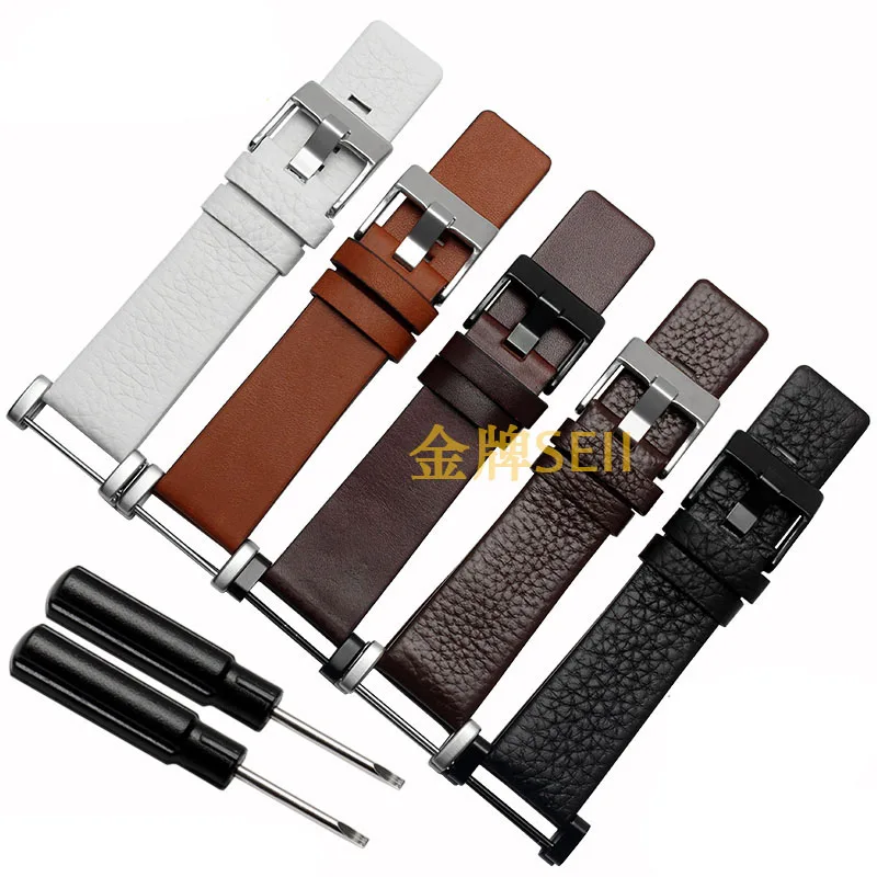 Watch accessories 24mm cowhide Watchband For Suunto Essential For Suunto CORE Strap+Tools Free shipping