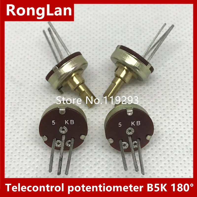 

[BELLA]Imported Japanese Imperial Crown special spot 180 degree potentiometer 5K potentiometer small aircraft game--10PCS/LOT