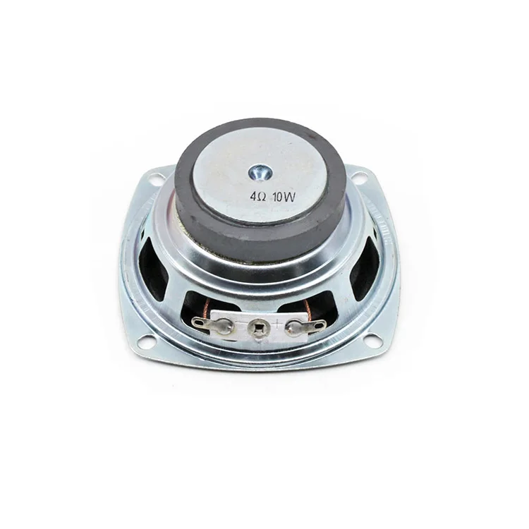 Tenghong 2 Stück 3-Zoll-Breitbandlautsprecher 4 Ohm 10 W 78 mm quadratische tragbare Audio-Lautsprechereinheit für Heimkino-Lautsprecher DIY – Detail 7