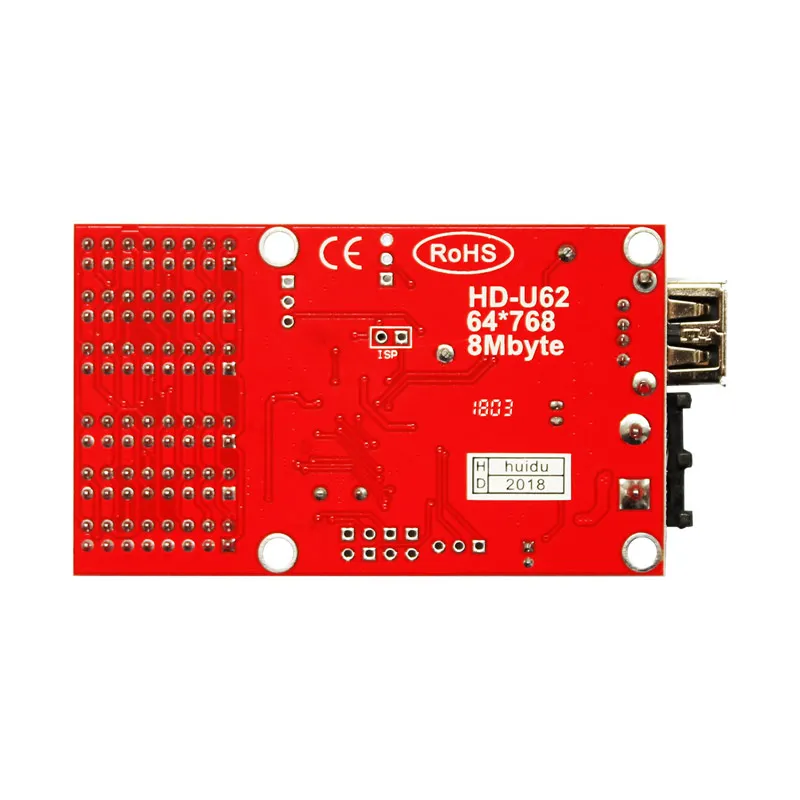 Huidu HD-U62 U-القرص لون واحد أدى بطاقة العمل للون واحد و لونين led فيديو عرض وحدات