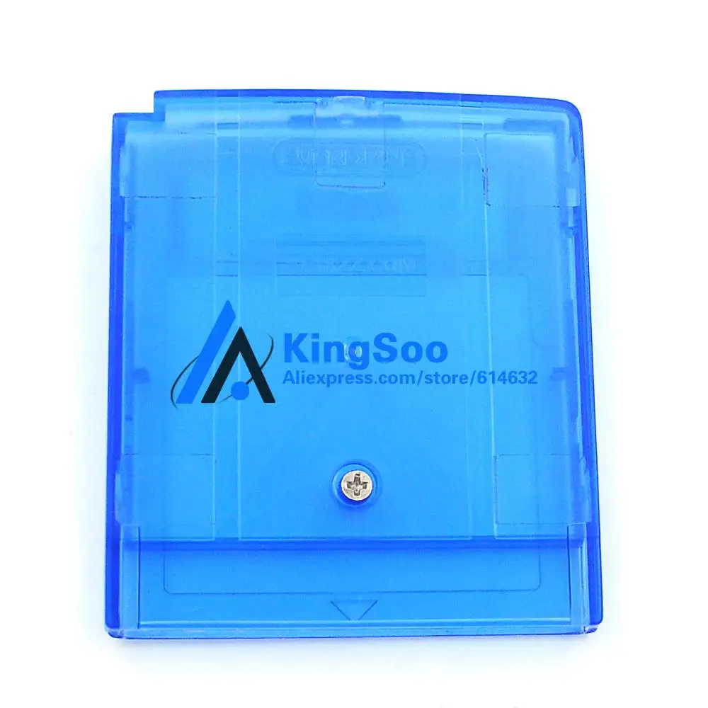 

Clear blue game card cartridge shell for gb gbc gbasp game housing with screw