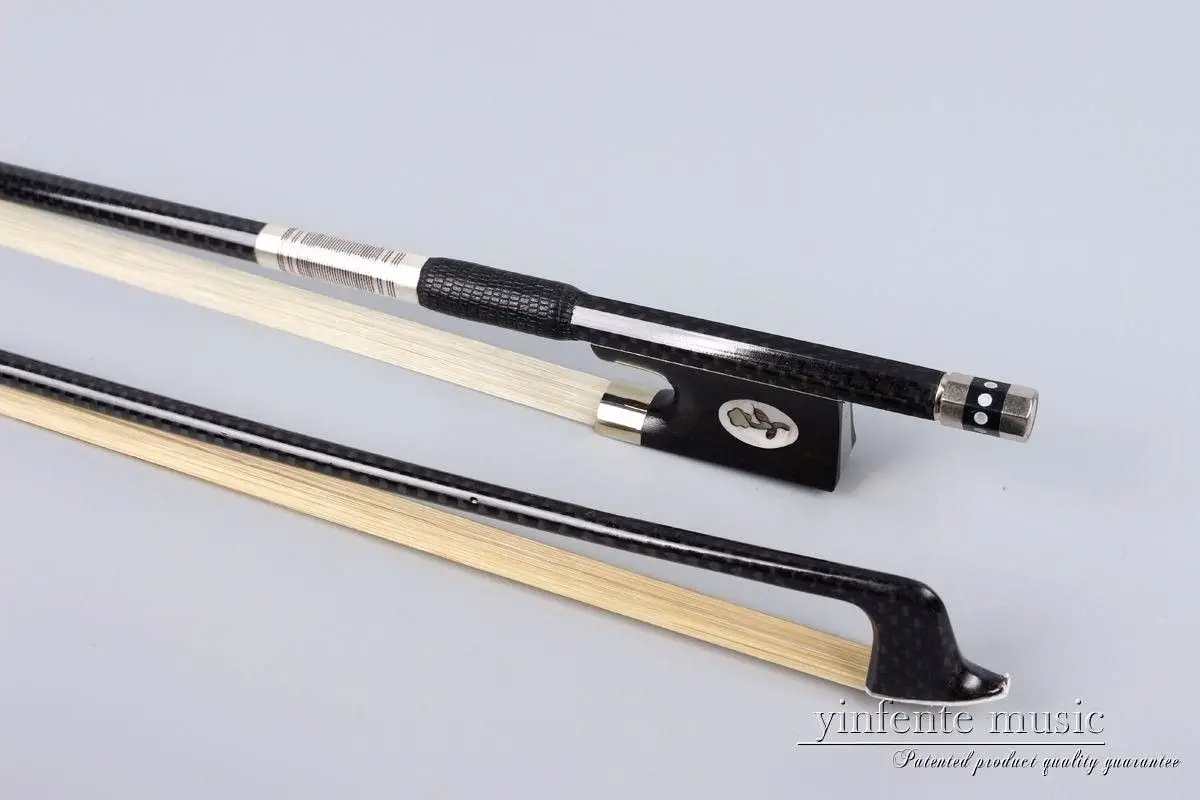 4/4 Carbon Fiber Violin Bow Straight Advance Model Pernambuco Performance