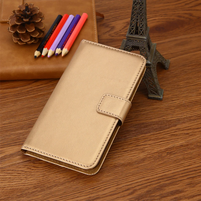 Casing Dompet Mewah untuk Ulefone Mix S Kulit PU Sampul Flip Retro Tali Casing Modis Magnetik