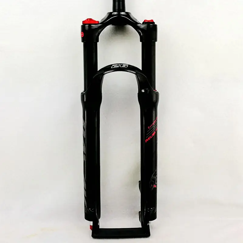 PASAK-Mountain Bicycle Air Suspension Fork, MTB Bike Air Suspension, Damping Remote, Rebound Adjustment, 26 