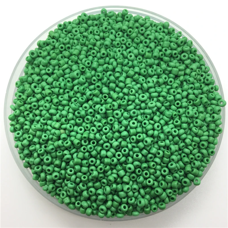 2mm 3mm 4mm Green Charm Czech Glass Seed Beads DIY Bracelet Necklace For Jewelry Making DIY Accessories