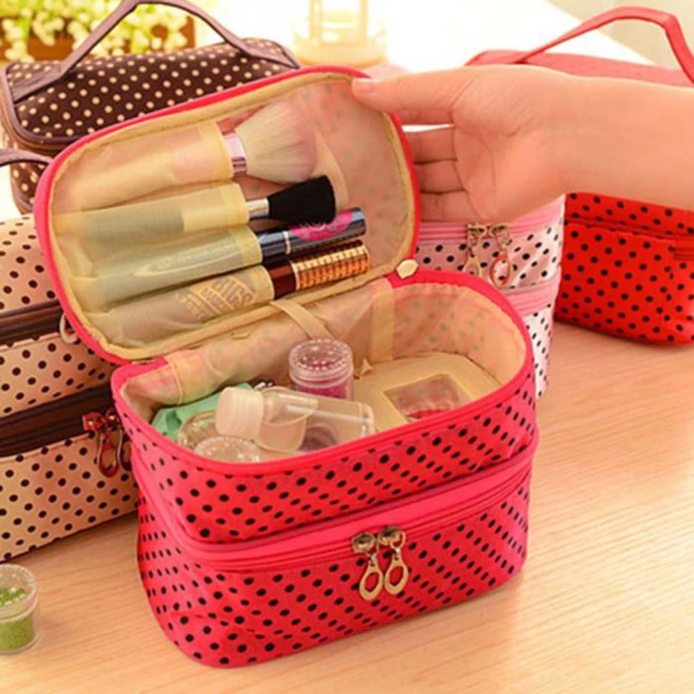 Toiletry Kit Travel Necessaries Toilet Necessaire For Women Make Up Makeup Cosmetic Bag Organizer Beauty Case Pouch Vanity Brush