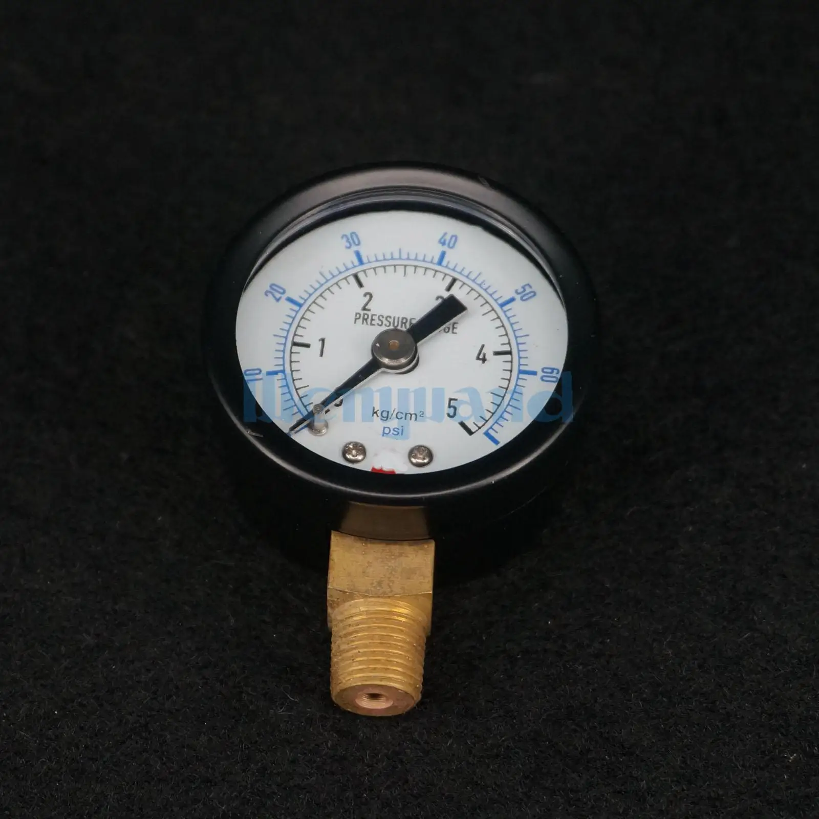 Measurement Range 0-70 PSI Air Compressor Pressure Gauge 40mm Face Radial Mount G1/8