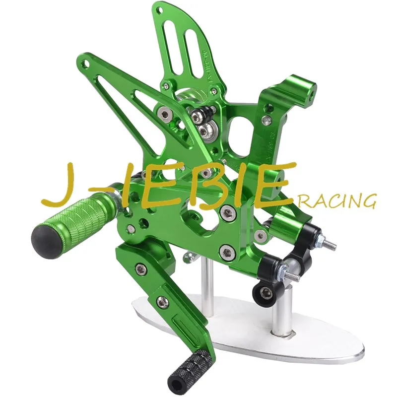 CNC Racing Rearset Adjustable Rear Sets Foot pegs Fit For Ducati 899 959 1199 1299 Panigale 2012 2013 2014 2015 2016 GREEN