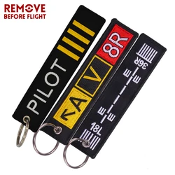 Fashion Pilot Key Chain Bijoux Keychain for Flight Crew Aviation Promotion Gifts Tag Porte Clef OEM Key Ring Mixed 3 PCS/LOT