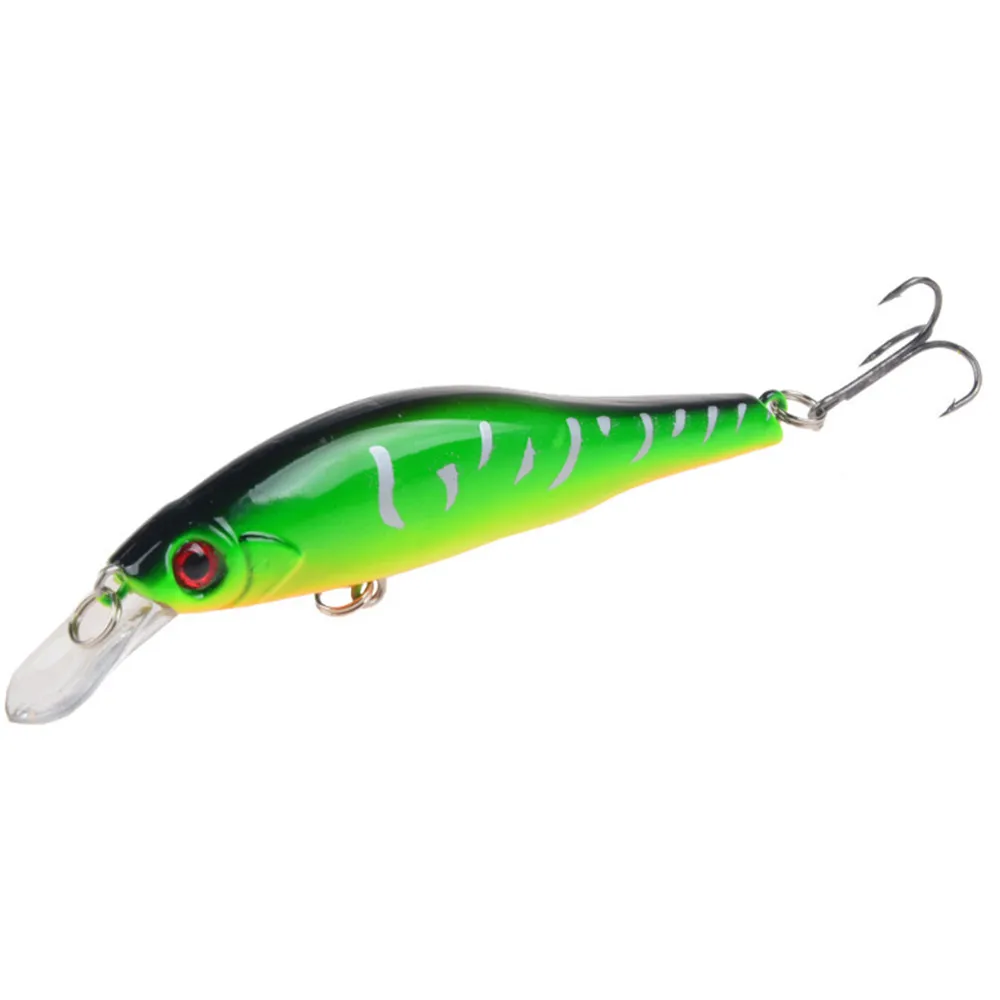 1pcs 10 Color Minnow Fishing Lure 9.5cm 11.5g Crankbait Artificial Hard Bait Wobbler Peche Bass Trolling Bait Plastic Isca Fish