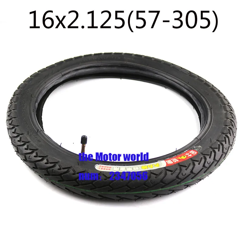 Free shipping high quality 16*2.125 inche  inner tube Outer tyre fits Many Gas Electric Scooters and e-Bike