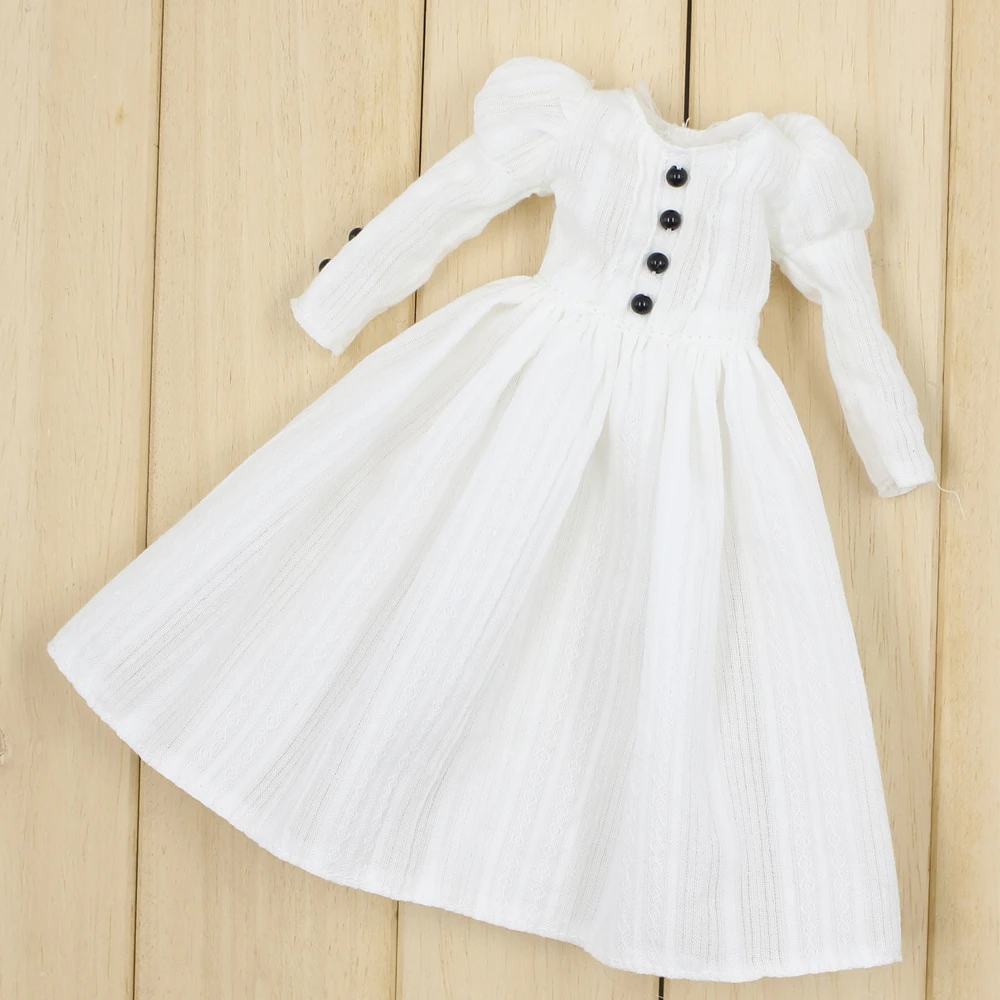 ICY DBS Blyth doll clothes licca body azone body outfits toy white dress