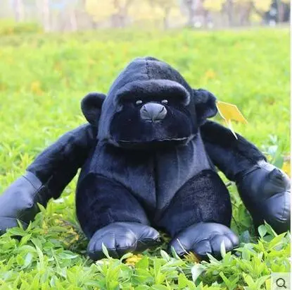 high quality goods large 60cm monkey doll black Orangutan soft plush toy hugging pillow home decoration birthday gift h2863