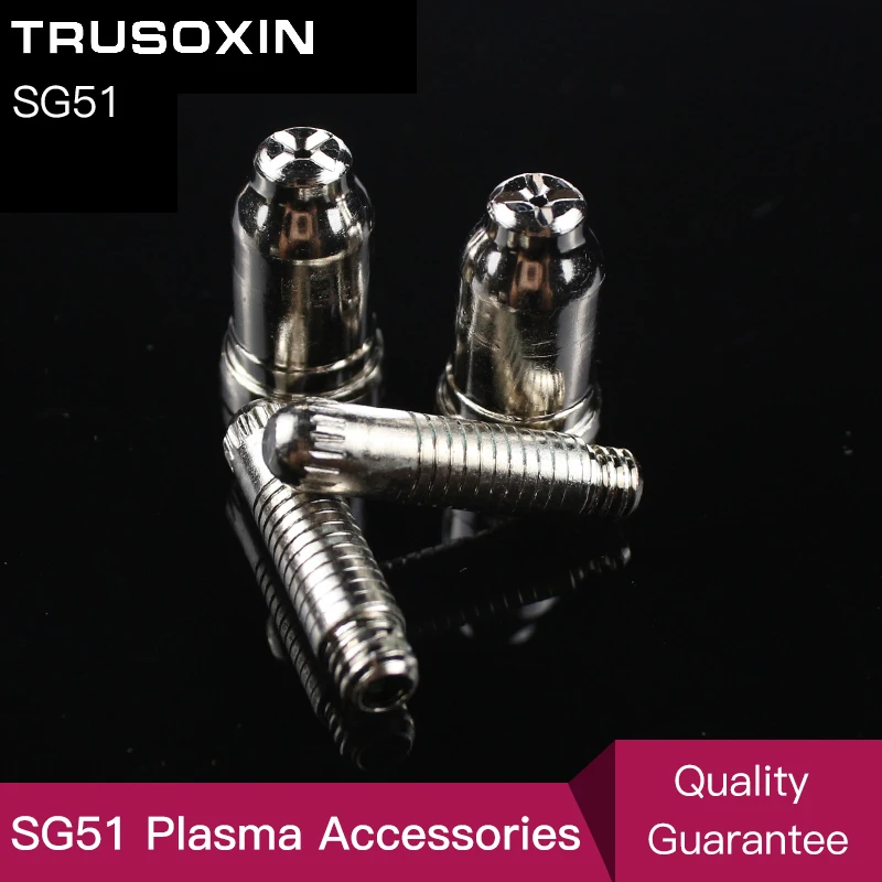 Puntas y electrodos consumibles para inversor de corriente continua 60a, accesorios para cortadora de Plasma de aire SG51, soplete de corte/pistola, 20 Uds.