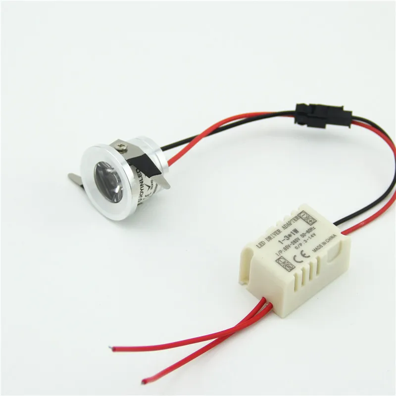 New Design 1 Watt Recessed Led Light Downlight Ceiling Led Light Housing Aluminum Housing Led Spot Light Reflector For Counter