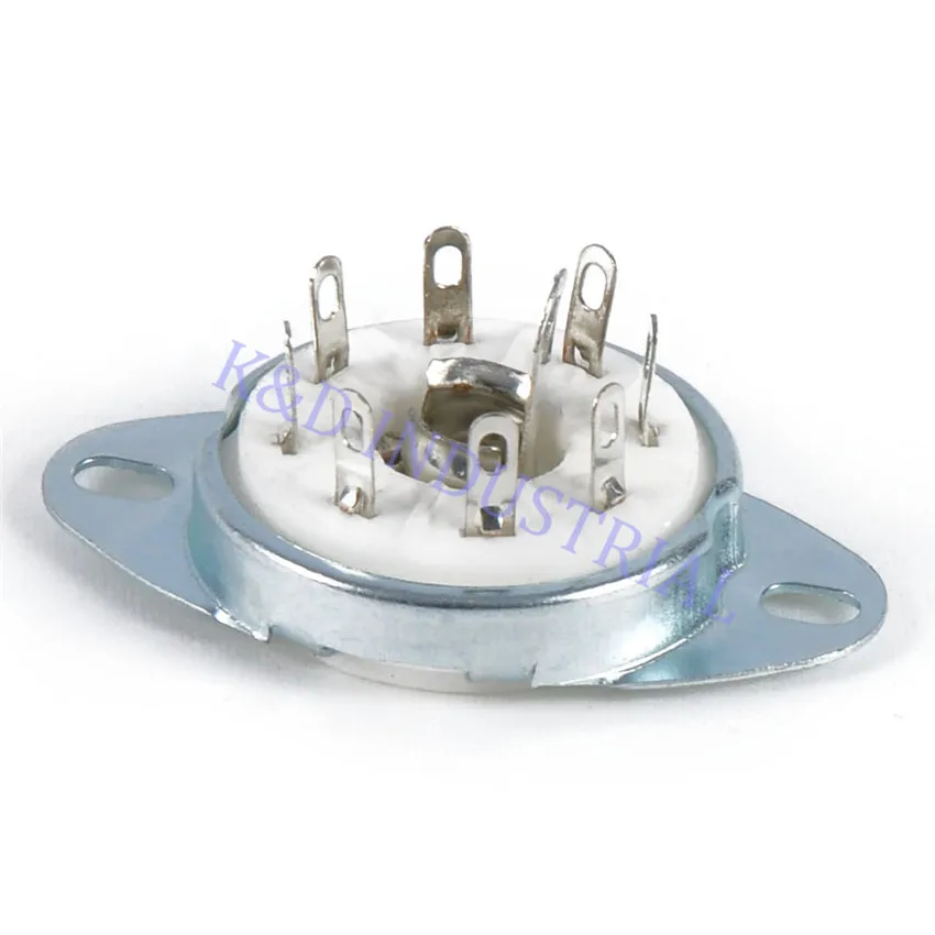 2 шт., 8-контактный восьмеричный керамический разъем для лоскутной трубки 5B254 1LA6 B8G, основание шасси, нижняя часть