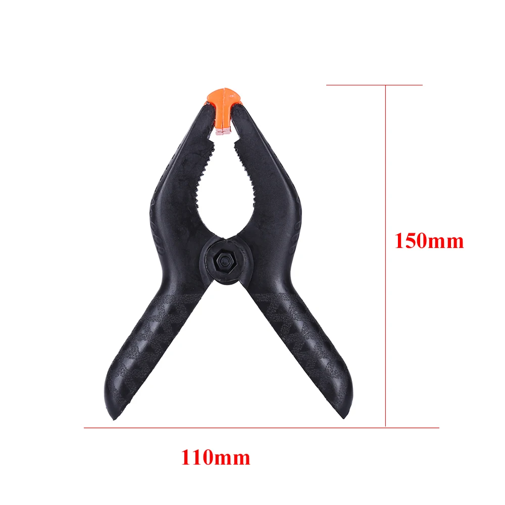 6inch Plastic Nylon Woodworking Clamp Wood Jig Tools Outillage Ferramenta Fastening Clamps for Paper Photo Backdrop Craft Tool