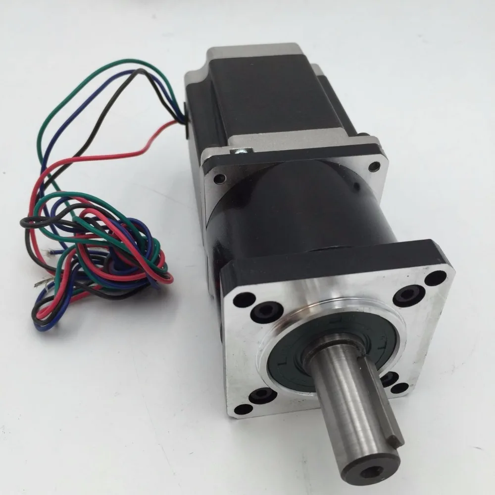 Nema23 Planetary Gearbox Ratio 50:1 L56mm Stepper Motor 55Nm 3A 4 Wire Speed Reducer CNC Router Engraver