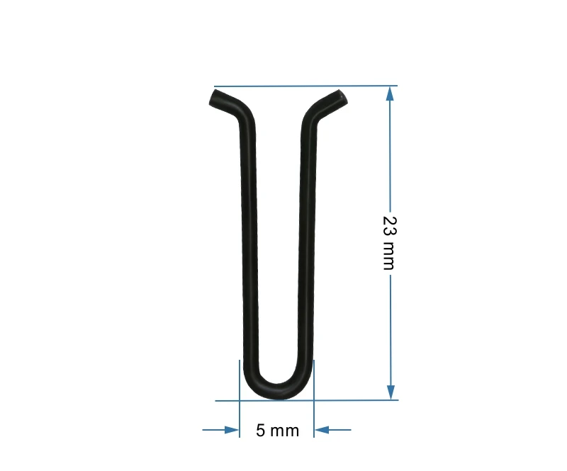 HXY 200PCS Carp fishing tackle Matt black- Lead Weight Mould Eye Loops Clips -Carp Terminal End F Tackles