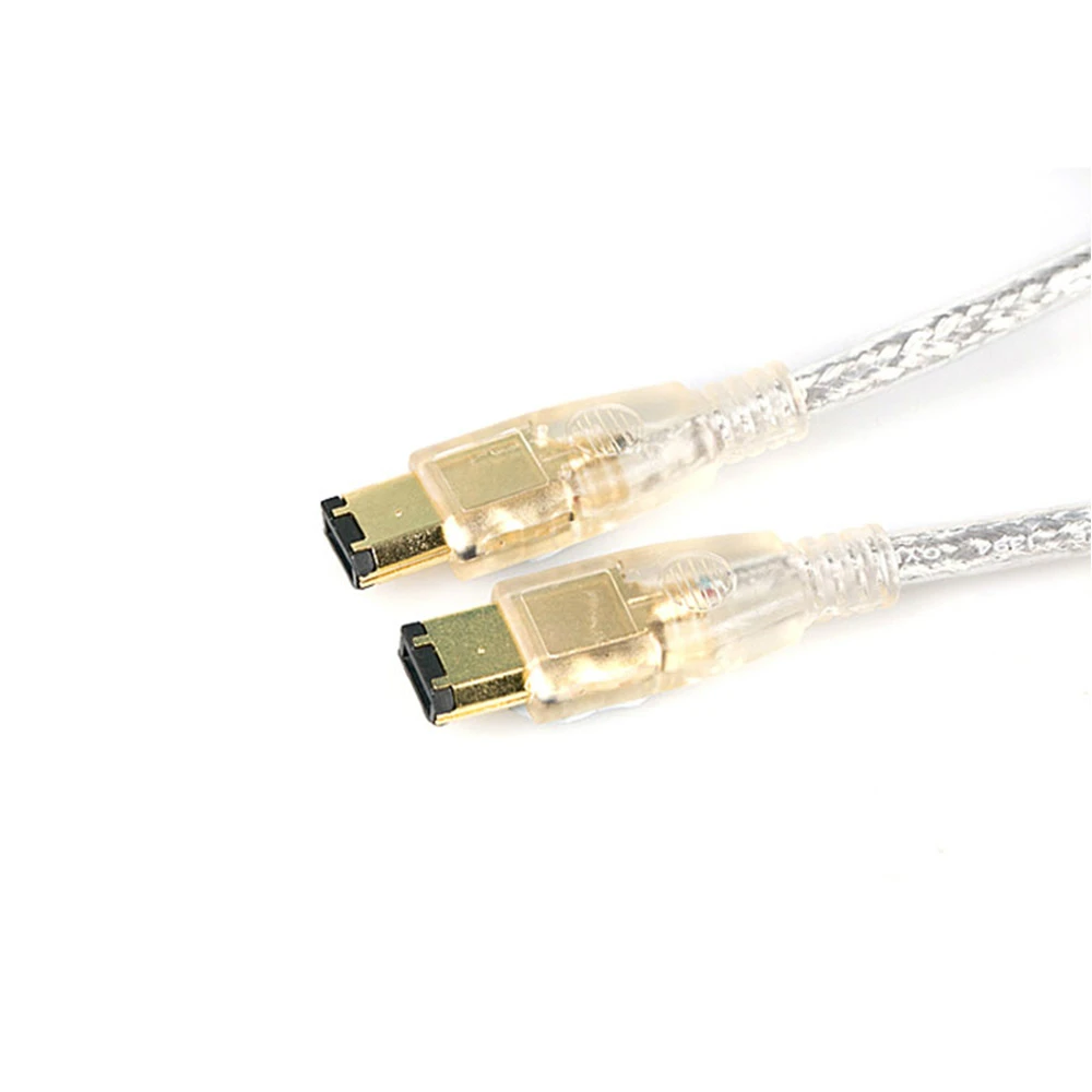 IEEE 1394 Cable 1394a 6pin Male to 6 pin Male 6-6 pin Firewire iLink DV Connection Cable High Quality 1.8m 3m 5m 10m 15m