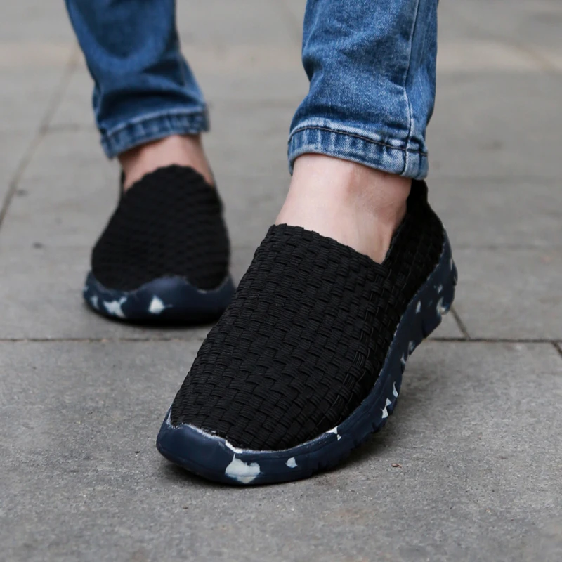 Women Casual Shoes 2021 Summer Handmade Woven Shoes Best Quality Breathable Fashion Comfortable Women Flats Shoes Female Loafers