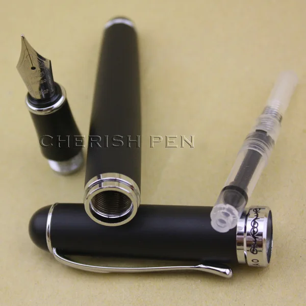 Jinhao X750 Noble Grind Arenaceous Black and Silvery Inking Pens  Ink/Steel/Metal/Executive/Fine/Fountain pen