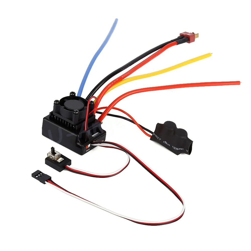 RC 80A Adjustable Sensored/Sensorless Brushless ESC For 1/10 Rc Car Truck