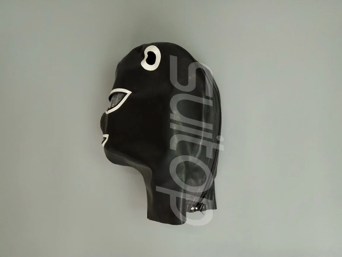 Suitop capuchas de látex para mujer