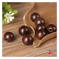 WD-001 100Pcs/Lot Dark Brown Wood Beads 6mm 8mm 10mm 12mm 15mm Round Wooden Beads For Jewelry Making,High-grade Hardwood Beads