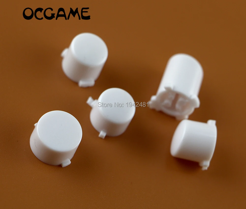 OCGAME For Xbox One xboxone Controller White Plastic ABXY +Guide Buttons Replace Key Wireless Controller Shell 50sets/lot