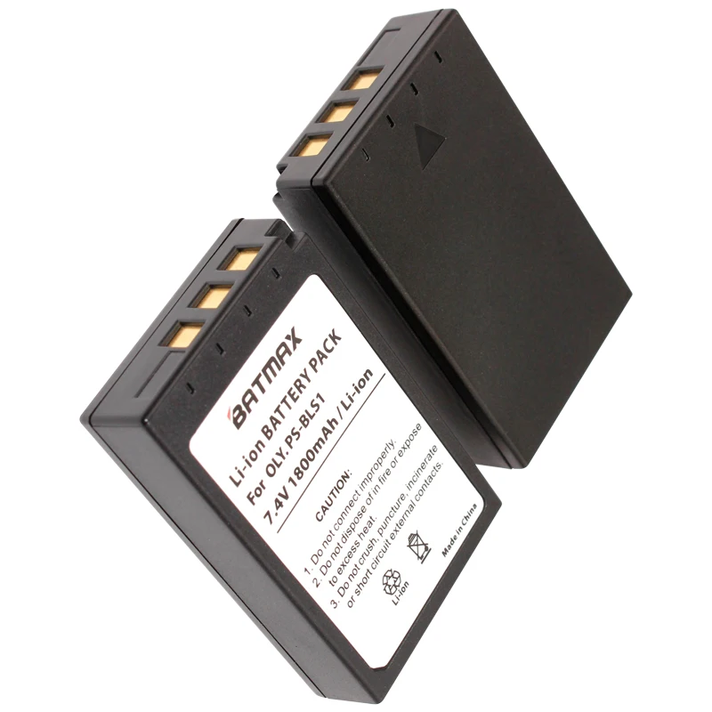 2Pcs PS-BLS1 BLS-1 BLS1 Battery&Charger Kit  for Olympus E-400,E-410,E-420,E-450,E-600,E-620, PEN E-P1, E-P2, E-P3, E-PL1, E-PL3