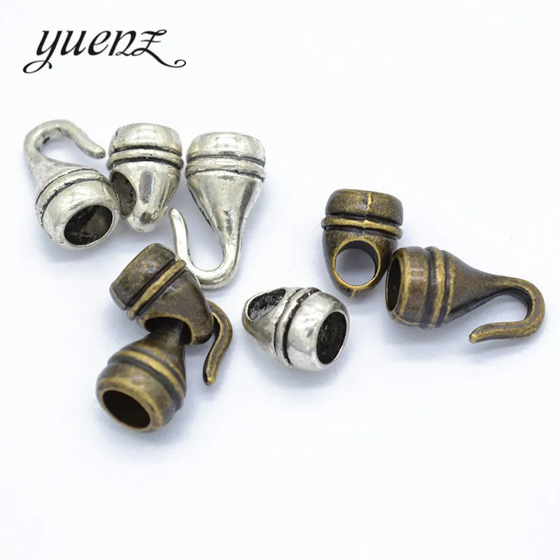 YuenZ 5 set 2 colour Antique silver tone alloy toggle clasp hook metal connectors diy jewelry findings & accessories V210