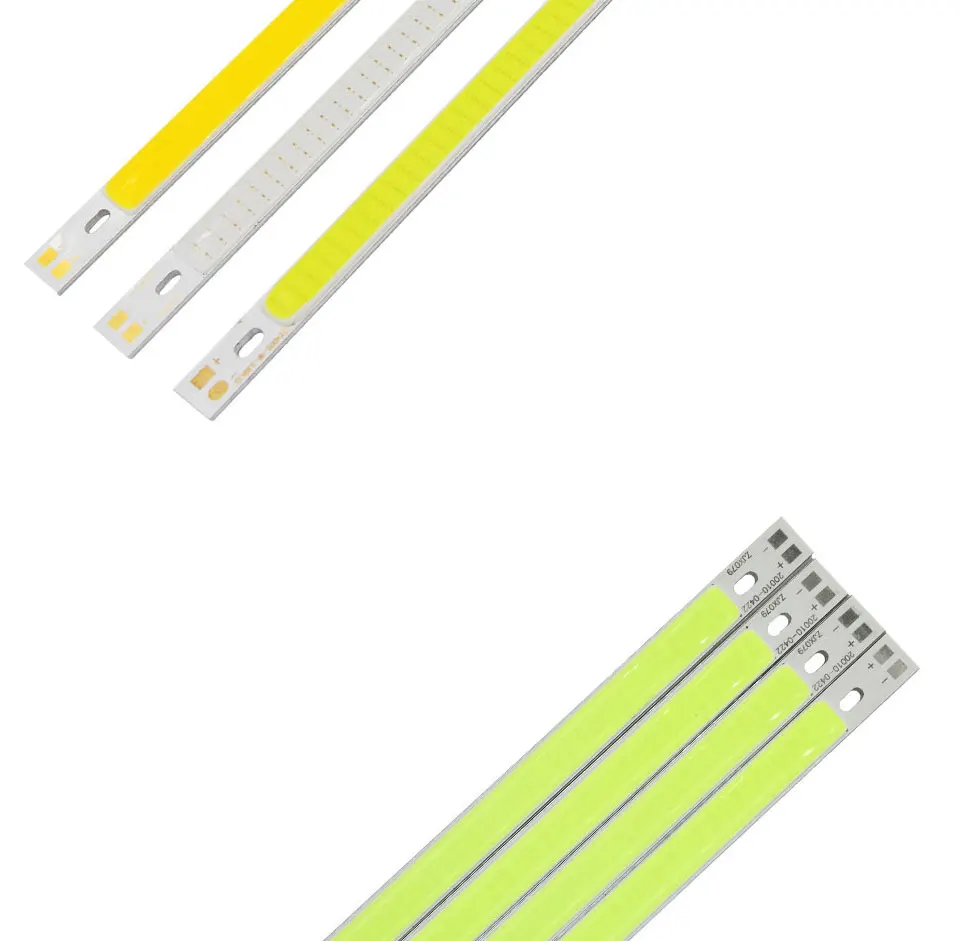 [Sumbulbs] 200 x 10 mm 0422 10 W LED-Licht COB-Streifenlampe DC 12–14 V 1000 lm grün gelb rot blau warmweiß reines weißes Balkenlicht – Detail 3